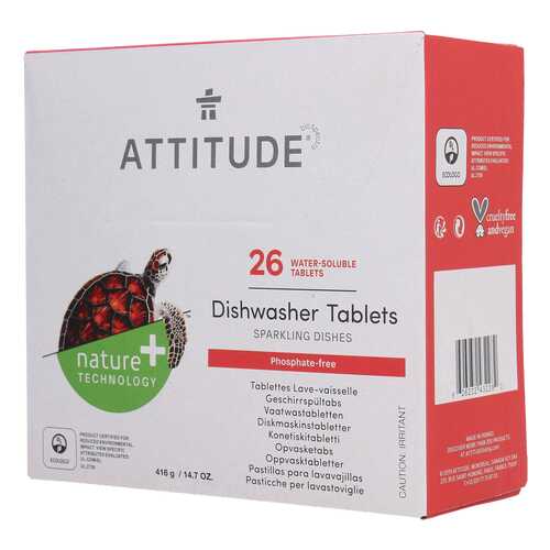 Attitude таблетки для посудомоечных машин, 26 шт в Tupperware