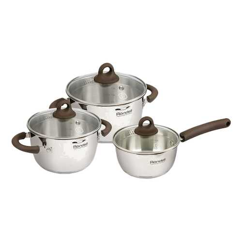 Набор посуды Rondell Aristokrat RDS-919 Серебряный в Tupperware