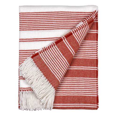 Плед Gant Home CC STRIPE THROW 130x180см, цвет красный в Tupperware